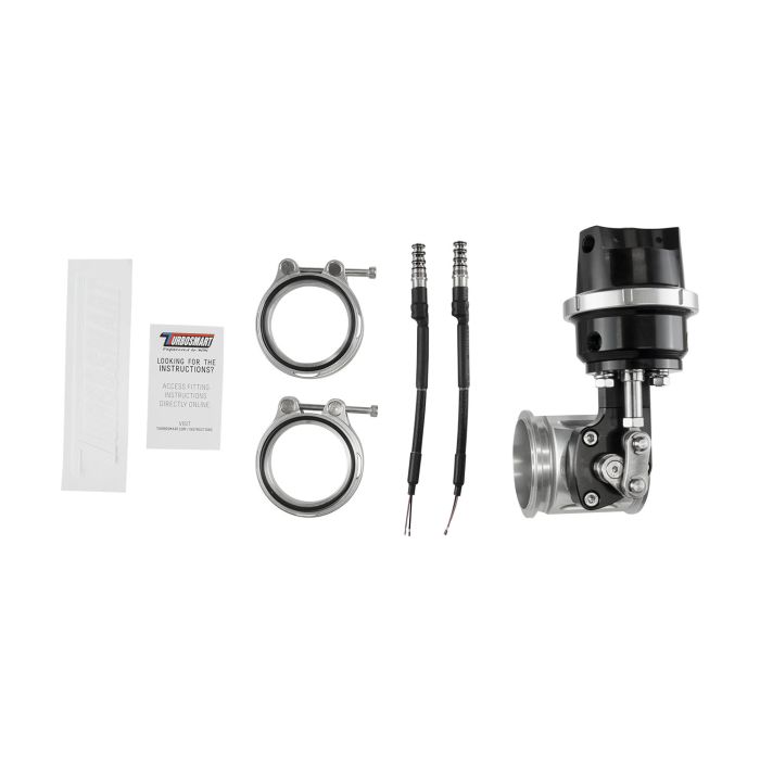 BoostGate50 7PSI Compressed Gas Dump Valve Black with Integrated Solenoids Turbosmart TS-0265-1252