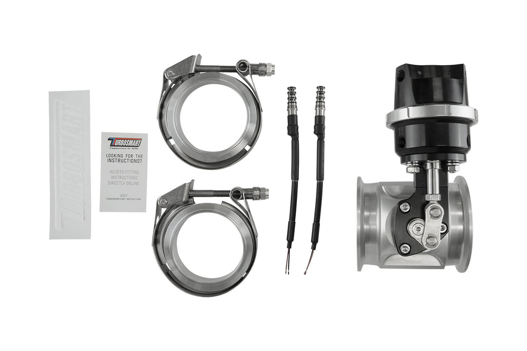 Compressed Gas StraightGate76 con solenoides integrados 7PSI negro Turbosmart TS-0267-1252