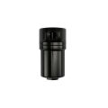 Filtro de combustible Turbosmart 6AN de 10 µm, color negro.