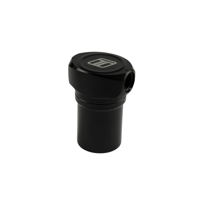 Filtro de combustible Turbosmart 10AN de 10 µm, color negro.