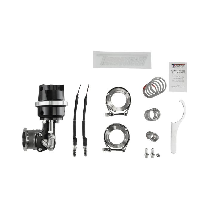 Turbosmart TS-0563-1252 Black StraightGate40 Integrated Solenoid Valve for Compressed Gas, 7 PSI