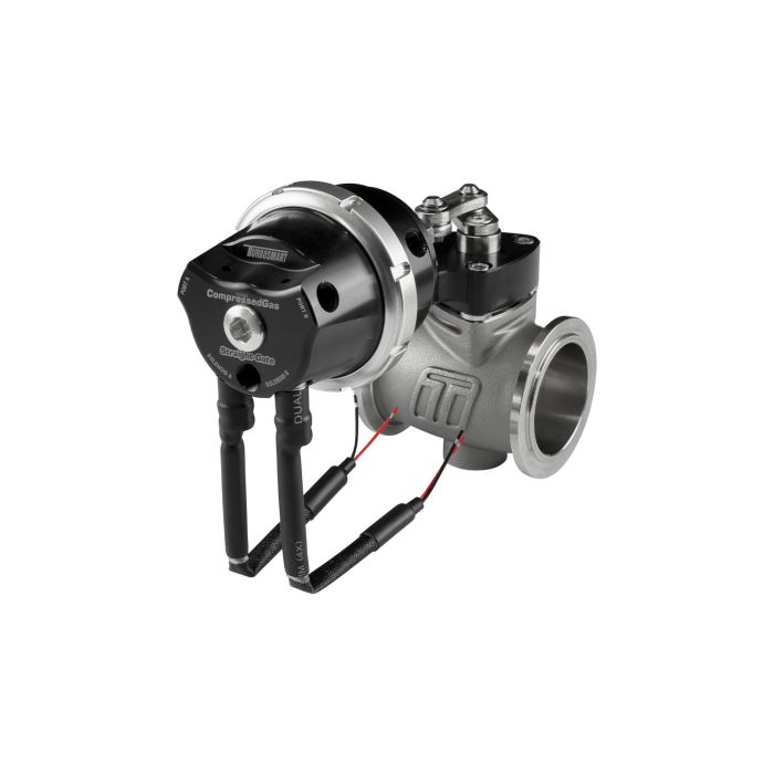 Turbosmart TS-0563-1252 Black StraightGate40 Integrated Solenoid Valve for Compressed Gas, 7 PSI