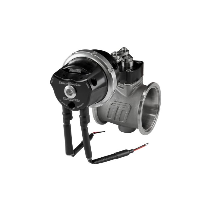 Válvula solenoide integrada StraightGate50 para gas comprimido, 7 PSI, color negro, Turbosmart TS-0565-1252