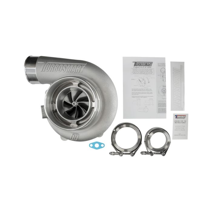 Turbocompresor TS-1 Performance Turbosmart 6262 V-Band 0.82AR with External Wastegate and Reverse Rotation.