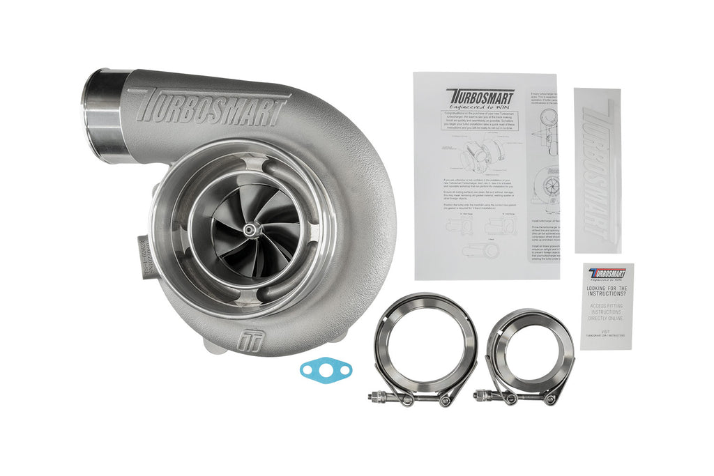 Turbo de alto rendimiento TS-1 Turbosmart 6262 V-Band 0.82AR con wastegate externa y rotación invertida