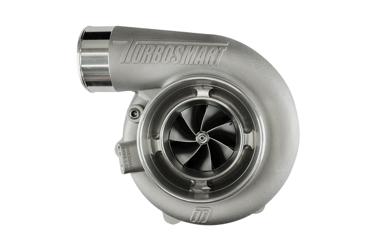 Turbo de alto rendimiento TS-1 Turbosmart 6466 V-Band 0.82AR con wastegate externa y rotación invertida