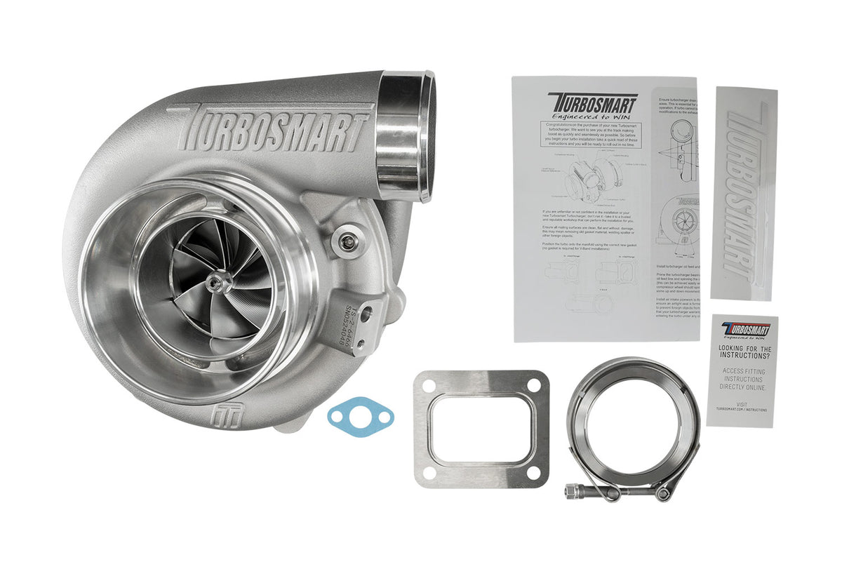 Turbocompresor TS-2 Performance Turbosmart refrigerado por agua 6466 T4 0,82AR con wastegate externa