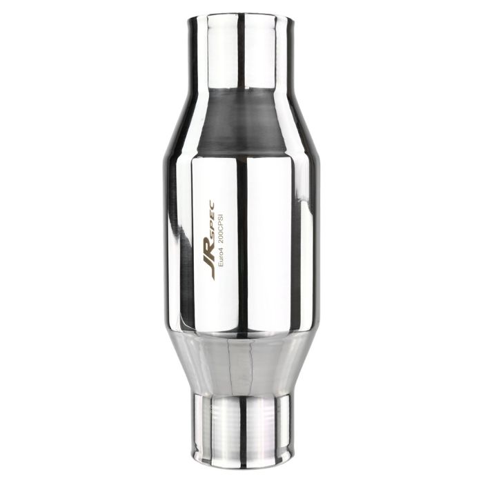 JRspec Euro 4 Universal Catalytic Converter for 1.8-4.2L Engines, 63mm (102mm) Inlet/Outlet.
