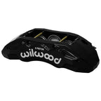 Pinza de freno Wilwood 120-14600 TX6R de montaje radial, izquierda, 6 pistones, color negro.
