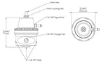 Regulador de presión de combustible Turbosmart compacto (1/8" NPT) Sleeper