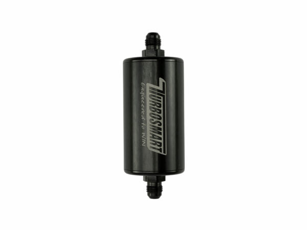 Turbosmart Inline Fuel Filter 10um 6AN negro
