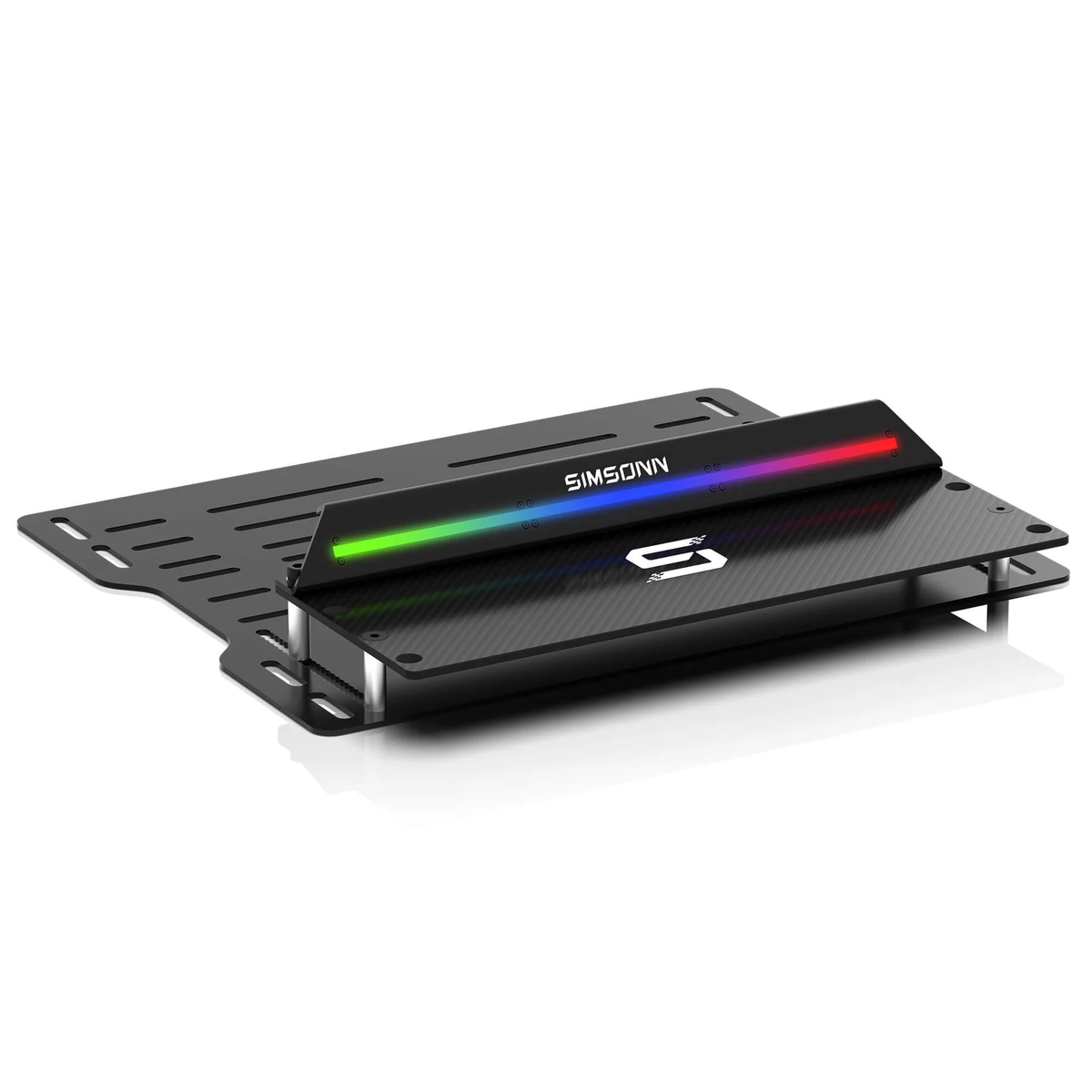 Base SIMSONN Pro X Ultra Simulador Simracing Talonera de carbono RGB