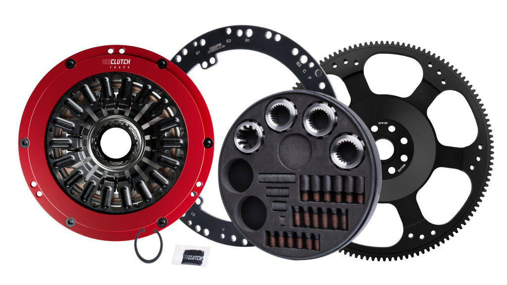 Embrague de doble disco UniClutch Track con volante motor para Subaru Impreza WRX GC8 LEGACY RS Forester serie EJ20 2.0 Turbo