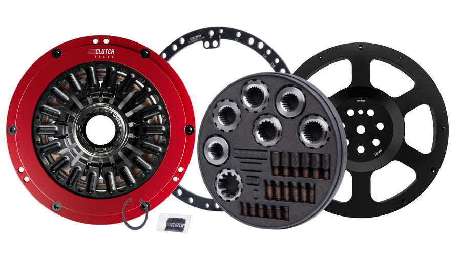Embrague bidisco UniClutch Track con volante motor para Mitsubishi Lancer EVO 5-9 4G63 4G63T