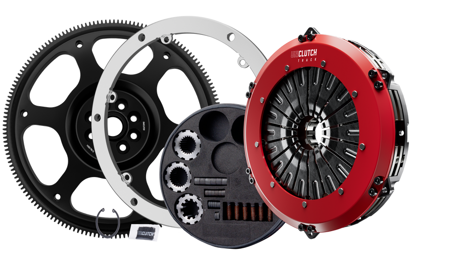 Embrague bidisco UniClutch Track con volante motor para Ford Mustang 5.0L V8 S550 2015-2017 Coyote (volante macizo)