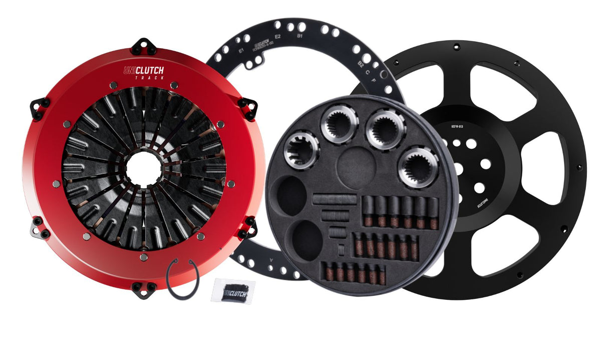 Embrague bidisco UniClutch Track con volante para Ford Mustang 5.0L V8 S550 2018 + Coyote (volante bimasa)