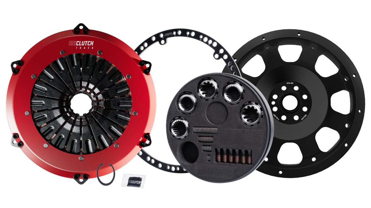 Embrague de doble disco UniClutch Track con volante motor para Nissan Silvia 180SX 200sx S13 S14 2.0 SR20DET Turbo