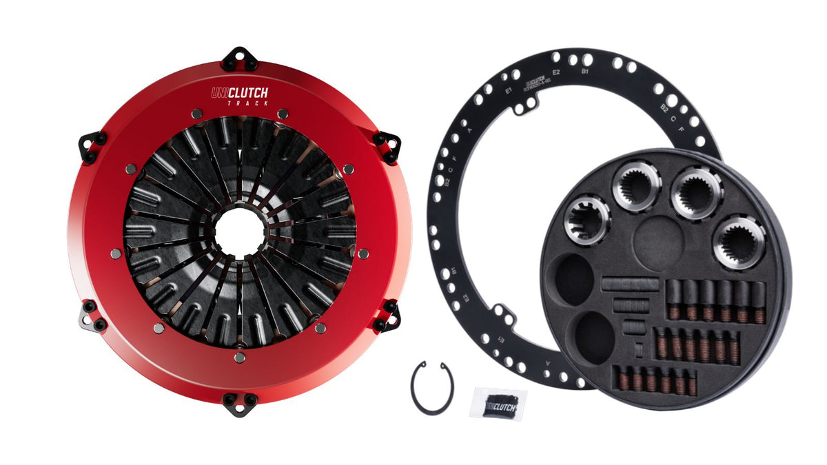Embrague bidisco UniClutch Track para Nissan Skyline R32 GTR tardío, R33 GTR, R34 GTT (tipo pull)