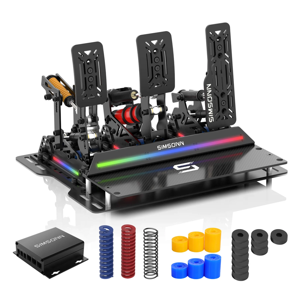 Pedalbox Pro X Ultra Sim Pedal RGB SIMSONN Simulador Simracing