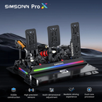 Pedalbox Pro X Ultra Sim Pedal RGB SIMSONN Simulador Simracing