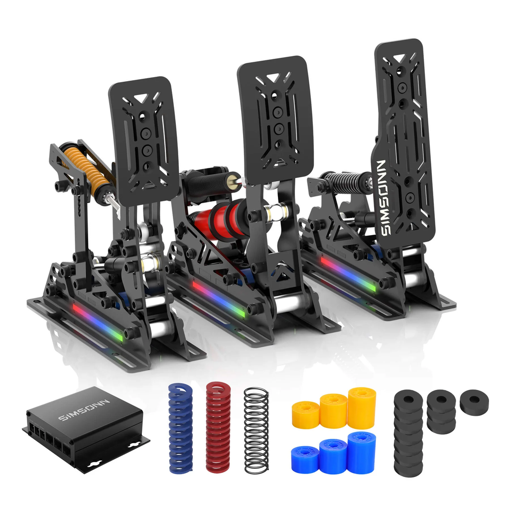 Pedalbox Pro X Ultra Sim Pedal RGB SIMSONN Simulador Simracing