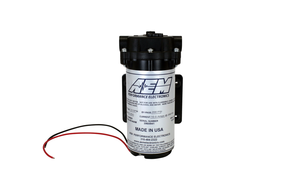 Bomba AEM de agua / metanol para manguera Push-Lock de 1/4" AEM-30-3015