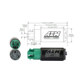 Bomba de combustible de alto flujo AEM E85 AEM 50-1215