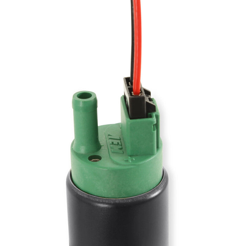 AEM 50-1230 Bomba de combustible compacta universal de 400 l/h con una salida con púas para E85