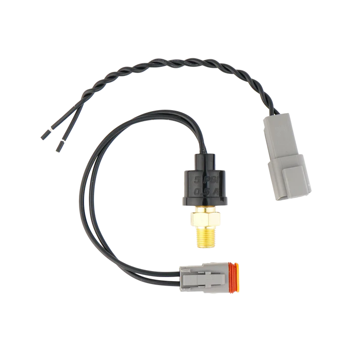 Interruptor Hobbs de 1/8 NPT y 5 PSI con cable flexible DeatschWerks