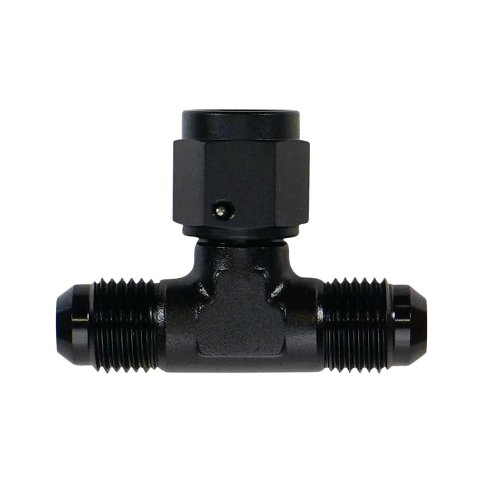 Conector en T giratorio 6AN macho a hembra en DeatschWerks de 90°