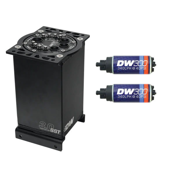 3.0L DeatschWerks DW300 Dual Pump Surge Tank