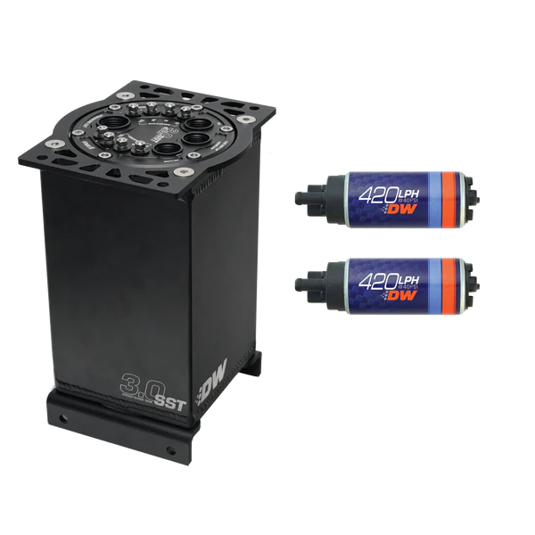 3.0L DeatschWerks Dual DW420 Pump Surge Tank