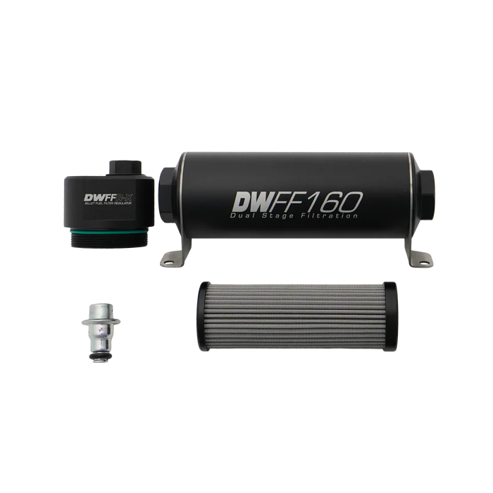 DeatschWerks 160mm 10-Micron DWFFR-X Machined Fuel Filter Regulator