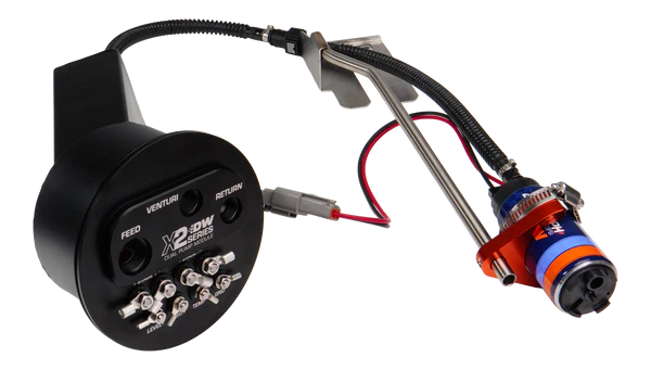 Módulo de compensación X2 con bombas DW420 y kit de instalación DeatschWerks para Nissan Silvia Skyline 1994-2002