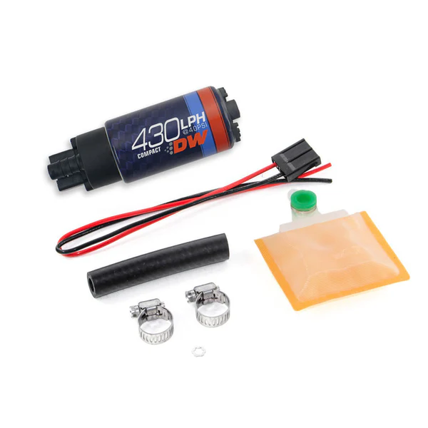 DeatschWerks DW430C 430LPH Fuel Pump with Universal Installation Kit