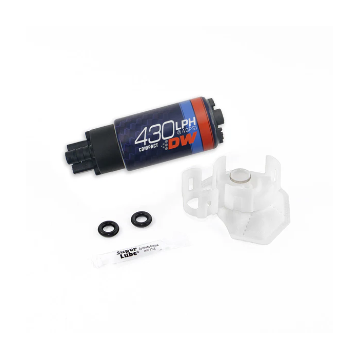 DeatschWerks DW430C 430LPH Fuel Pump for Mazdaspeed / Honda Civic / Accord / Jeep Wrangler / Toyota Tundra / Mitsubishi EVO X
