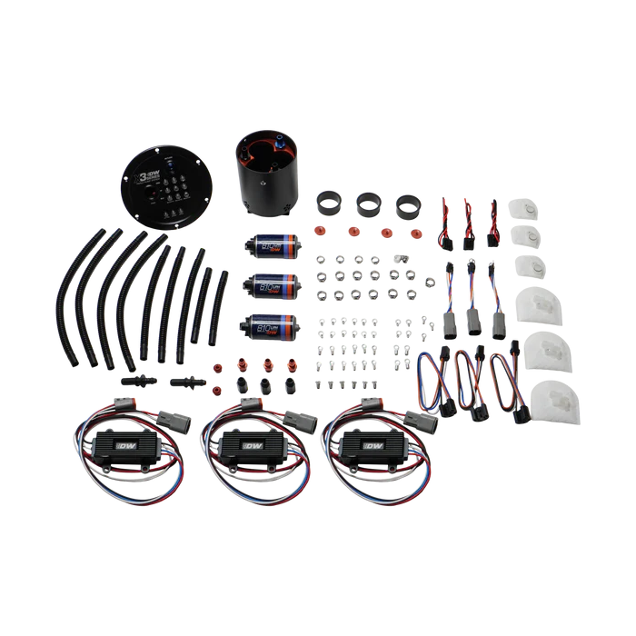 Módulo de bomba triple X3 DW810 con bomba sin escobillas y controladores DeatschWerks para Nissan GT-R R35 2009-2024