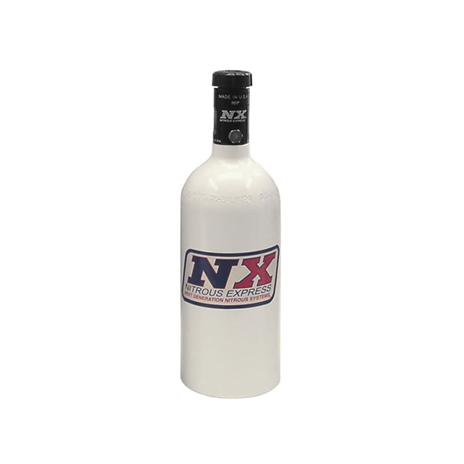 Botella de 1 lb con válvula de moto 3,2 de diámetro x 9,83 de alto Nitrous Express NX 11010