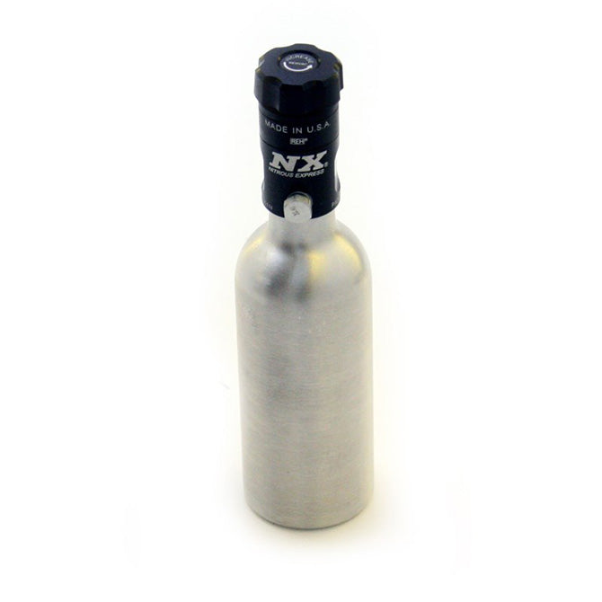 Minibotella de 3,5 oz con válvula para moto, 2 de diá. x 7,33 de alto, Nitrous Express NX 11020
