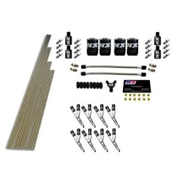 8-Cyl SSV Nozzle Intake Plumbing Kit with All Necessary Hardware Nitrous Express NX 13383