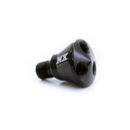 3 Port Showerhead Dist Block Black Nitrous Express NX 15018