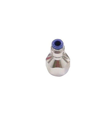 Racor push lock AN3 hembra a poly de 1/8" (boquilla a racor de línea poly) Nitrous Express NX 15105