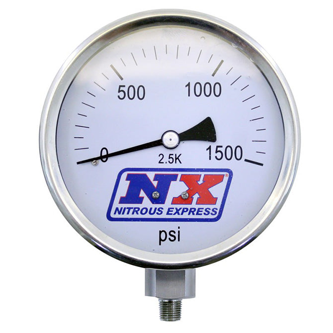 Manómetro de presión de nitro de 4 pulgadas de alta precisión Nitrous Express NX 15540