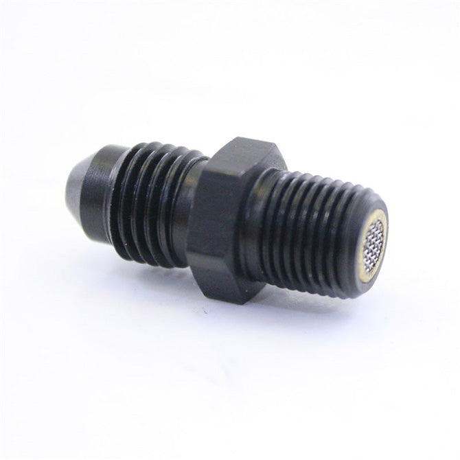 Adaptador de racor 1/8 NPT x AN4 con filtro Nitrous Express NX 15611M/C