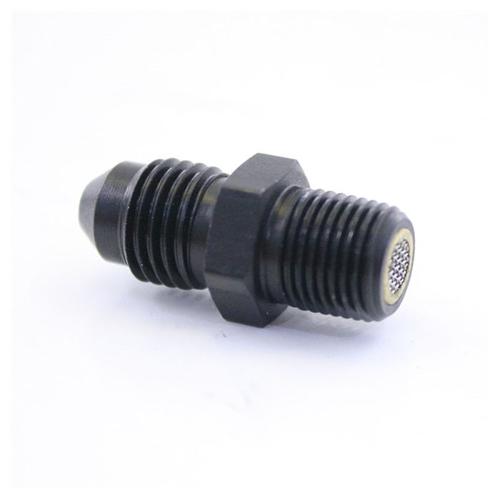 Adaptador de conexión 1/8 NPT x AN4 para filtro Nitrous Express NX 15611M/C