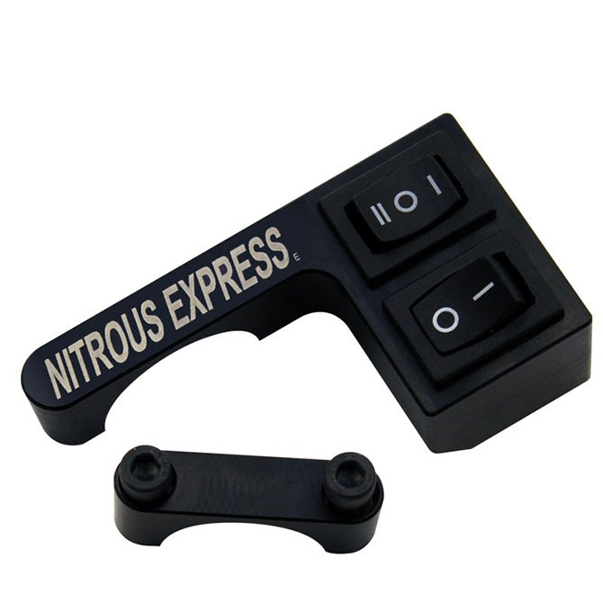 Soporte de interruptores personalizado para manillar (manillar de 7/8" e interruptores desplazados al lado derecho) Nitrous Express NX 15800P