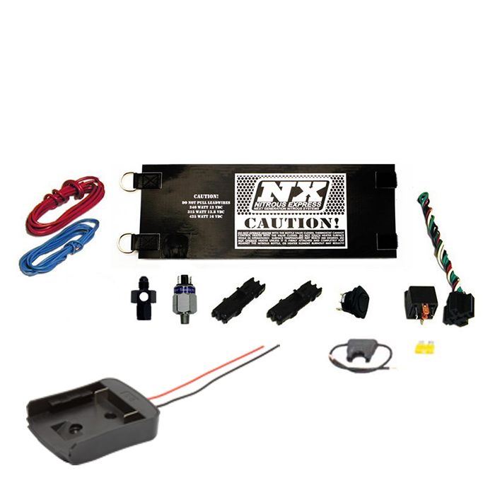 Calentador de botellas independiente a batería para botellas de 10 a 15 lb (6AN) estilo Milwaukee Battery Nitrous Express NX 15941-MWQ