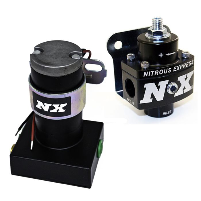 NX Black Pump with NX Billet Regulator Non-Bypass Nitrous Express NX 15953