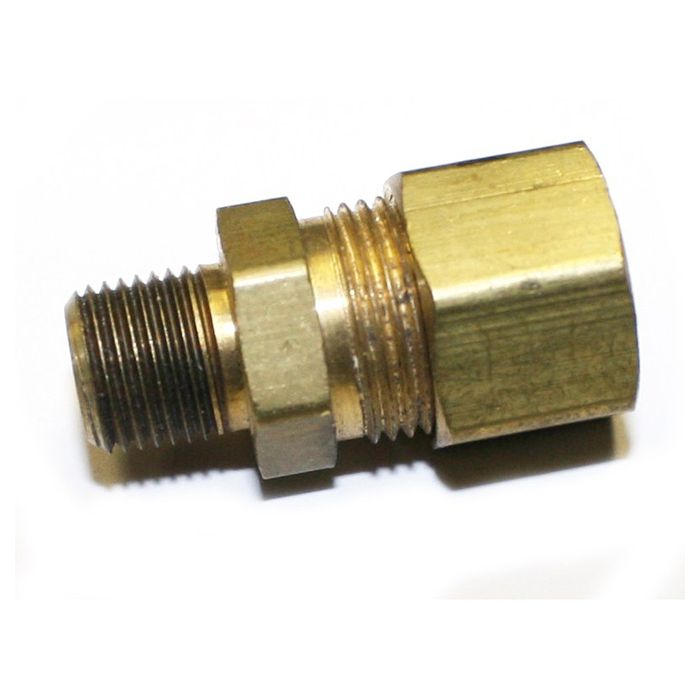 1/8" NPT male x 3/8" compression straight connector Nitrous Express NX 16138