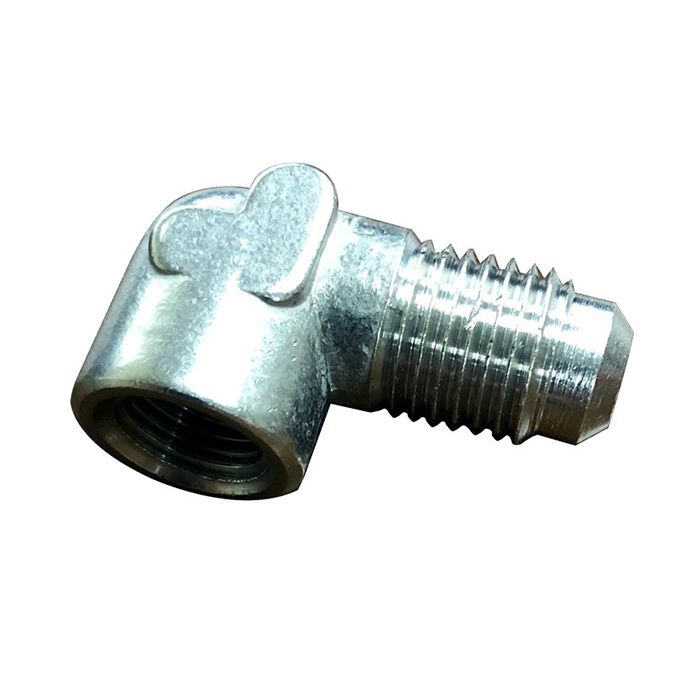 90-Degree Adapter, 1/8NPT Female to AN4 Male, for Nitrous Express NX 16189